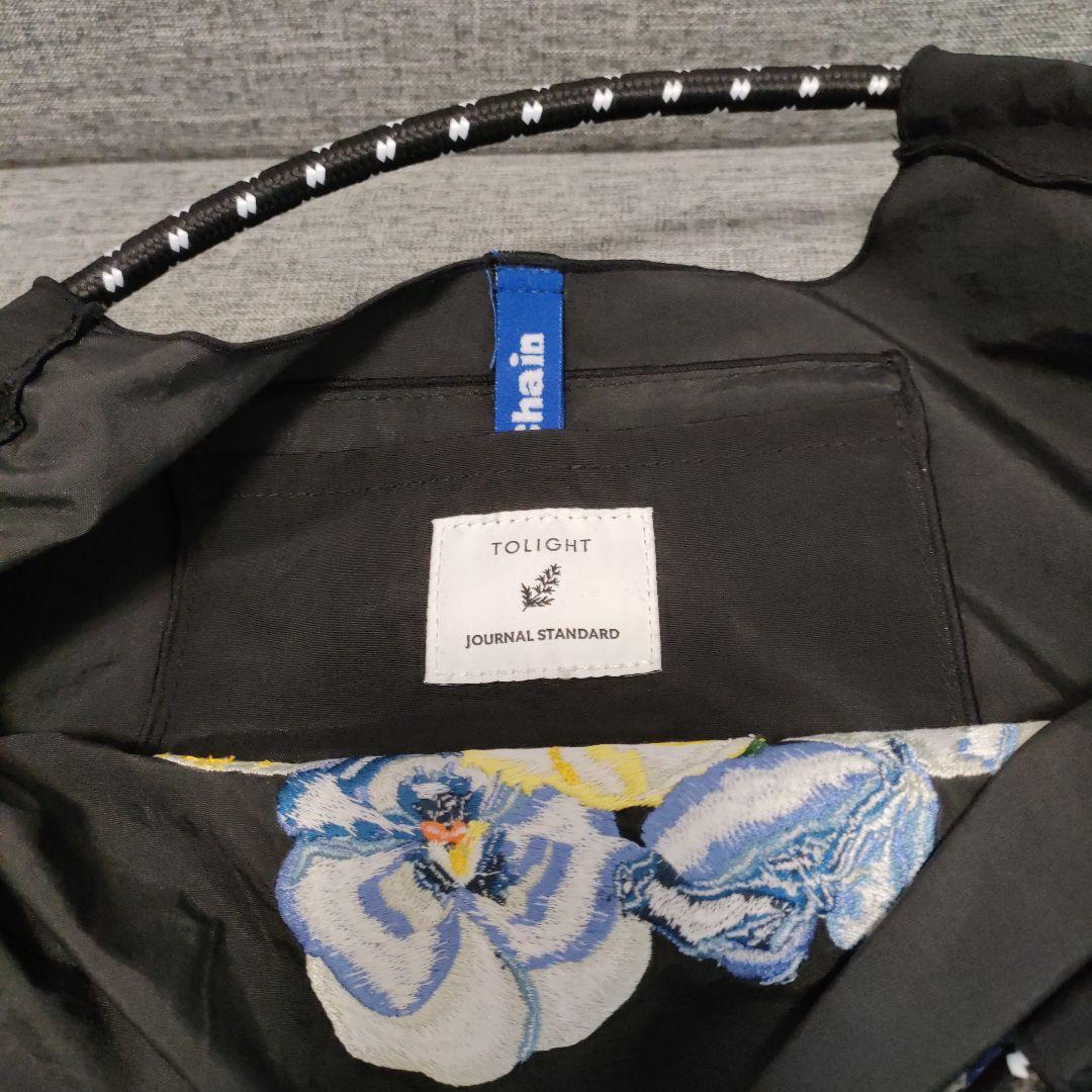 TOLIGHT パンジー刺繍エコバッグ