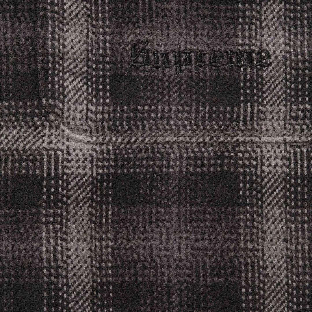 トップス supreme Houndstooth Plaid Flannel Shirt
