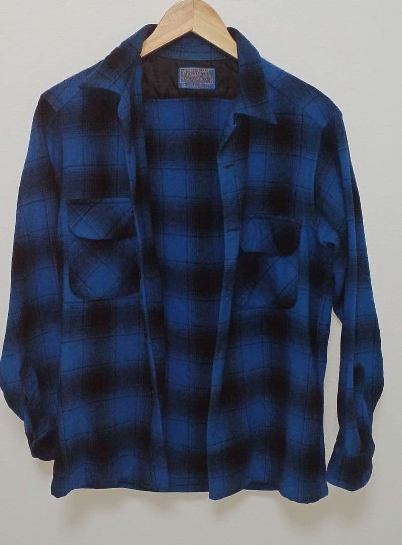 ペンドルトン 70s ボードシャツ シャドウチェック usa製 S