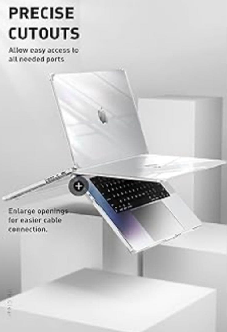 MacBook Pro ケース 14.2インチ 放熱性 耐衝撃 全面保護 透明