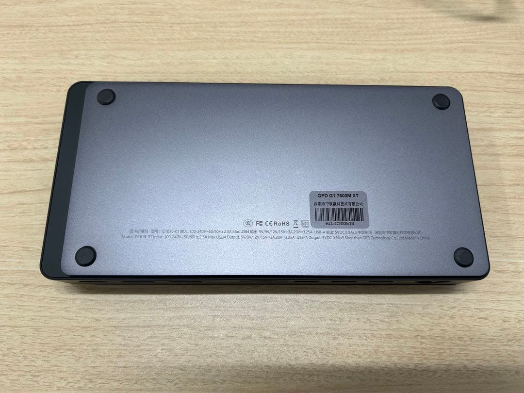 GPD G1 ポータブルeGPU