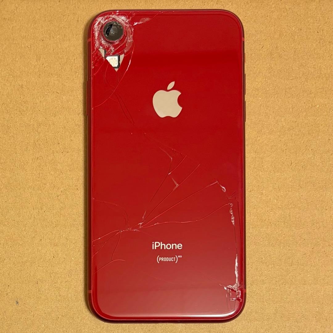 【ジャンク品】iPhoneXR 128GB レッド SIMフリー