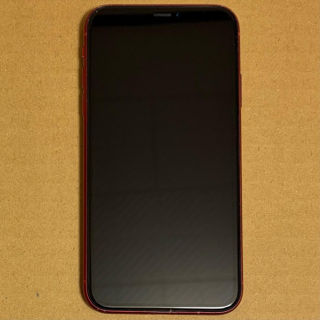 【ジャンク品】iPhoneXR 128GB レッド SIMフリー