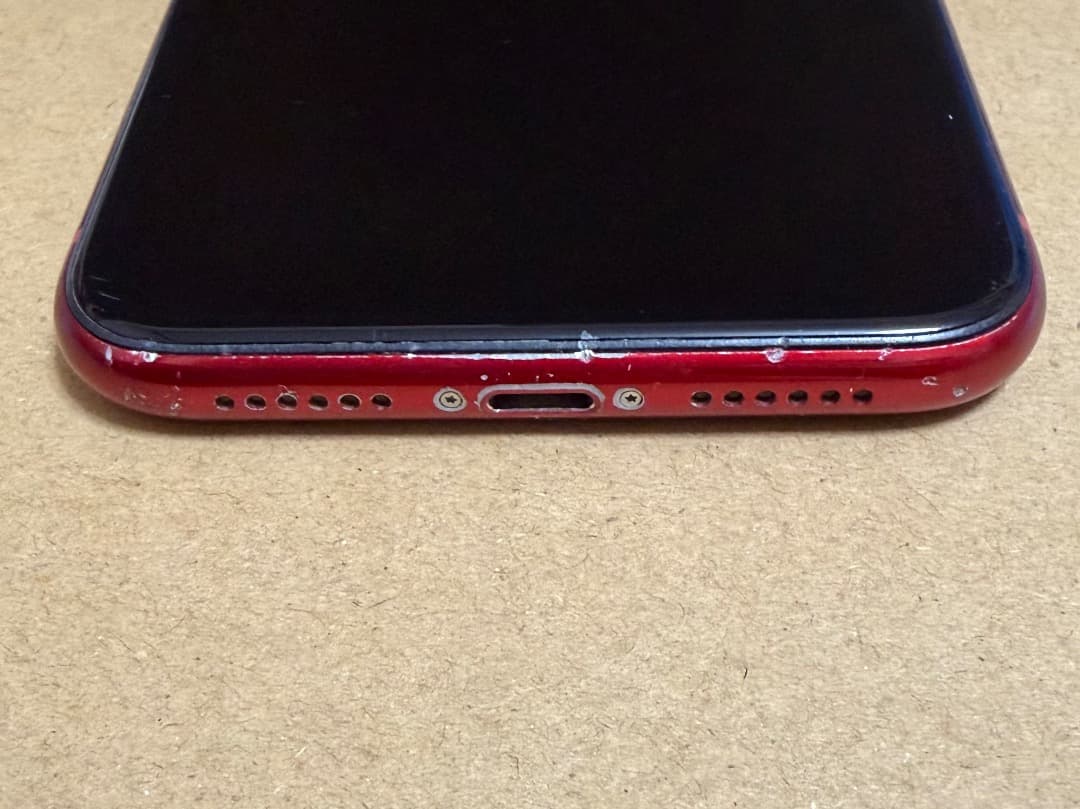 【ジャンク品】iPhoneXR 128GB レッド SIMフリー