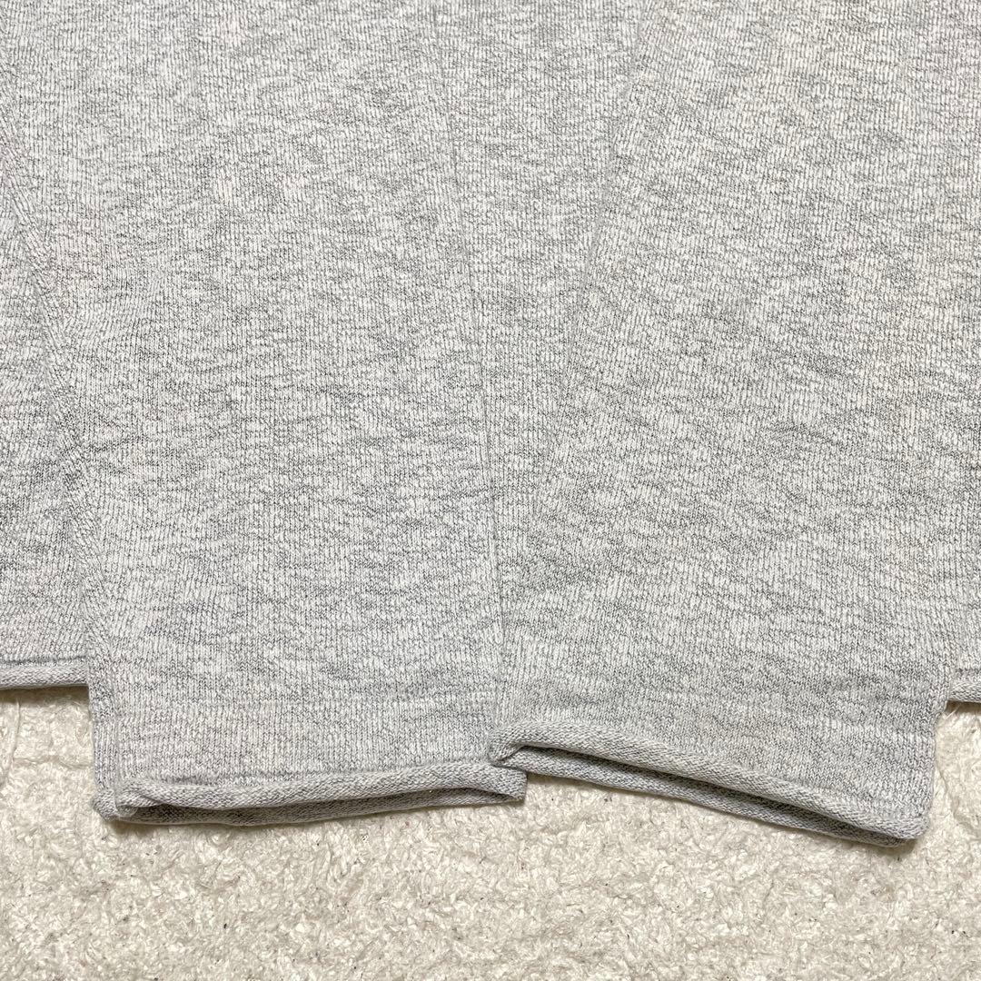 STONE  クルーネック ニットセーター ライトグレー　XLサイズ