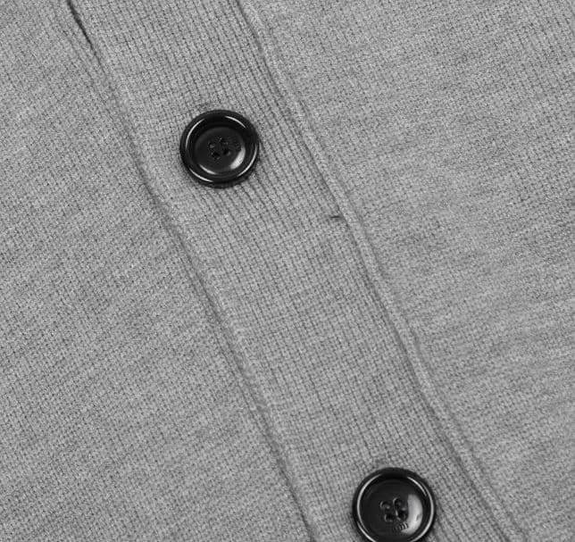 AMI PARIS グレー カーディガン ハート刺繍 男女兼用 M