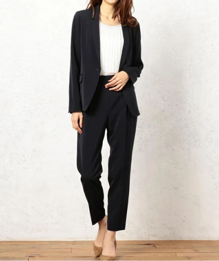 グリーンレーベルリラクシング　スーツセットアップ　シルキーツイル　大きいサイズ