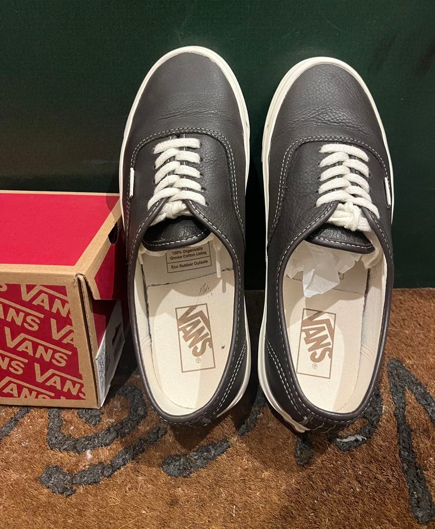 VANS authentic 27cm 44DX レザー チョコレート