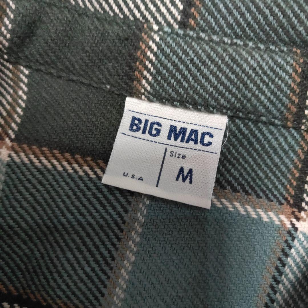 BIG MAC チェック柄ネルシャツ Mサイズ
