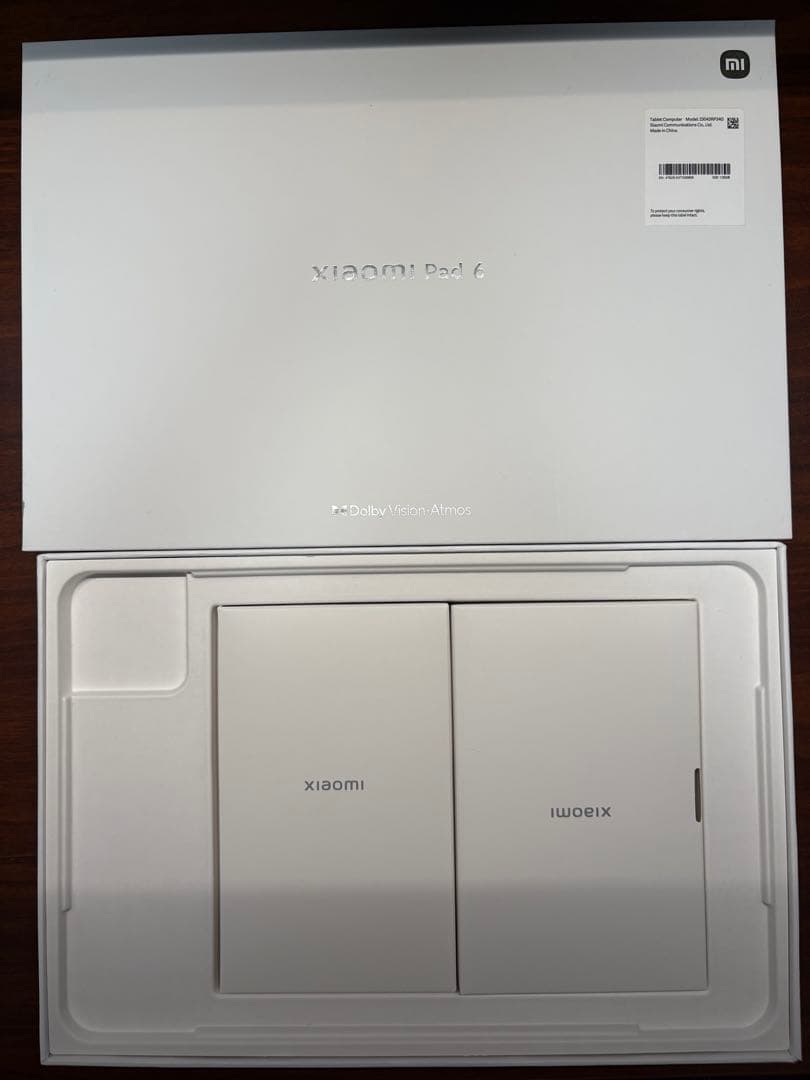 Xiaomi Pad 6 本体　128GB