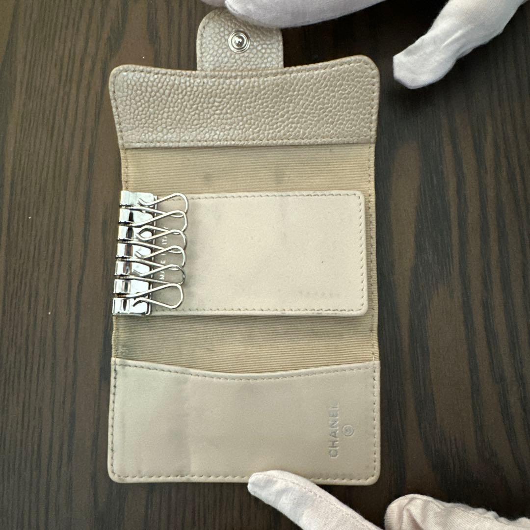 Chanel ベージュ キーケース