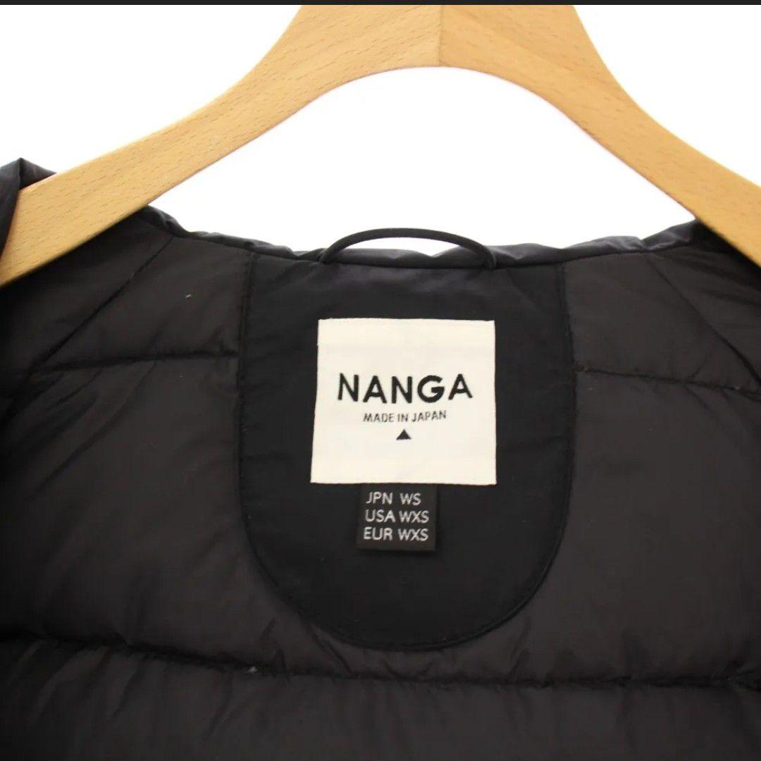 ナンガ NANGAオーロラダウンジャケット フーディ アウター WS 黒 /KH