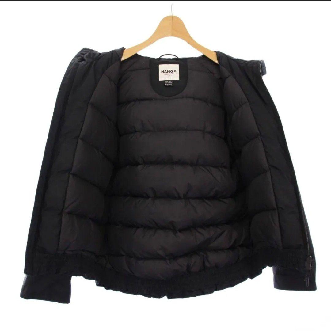 ナンガ NANGAオーロラダウンジャケット フーディ アウター WS 黒 /KH