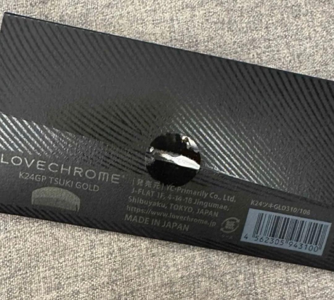【即日発送、新品未使用】 LOVE CHROME K24GP GOLD コーム