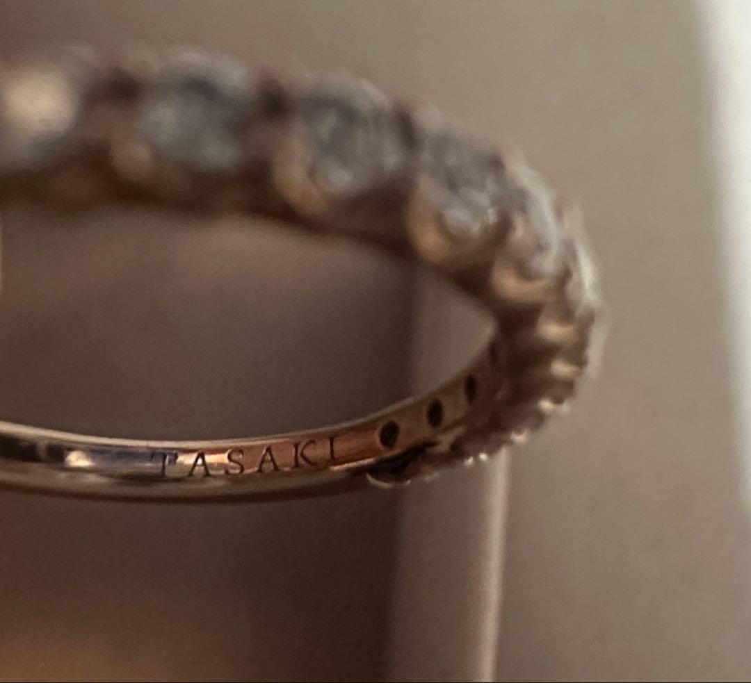 タサキ　ハーフダイヤ　リング　７号サイズ