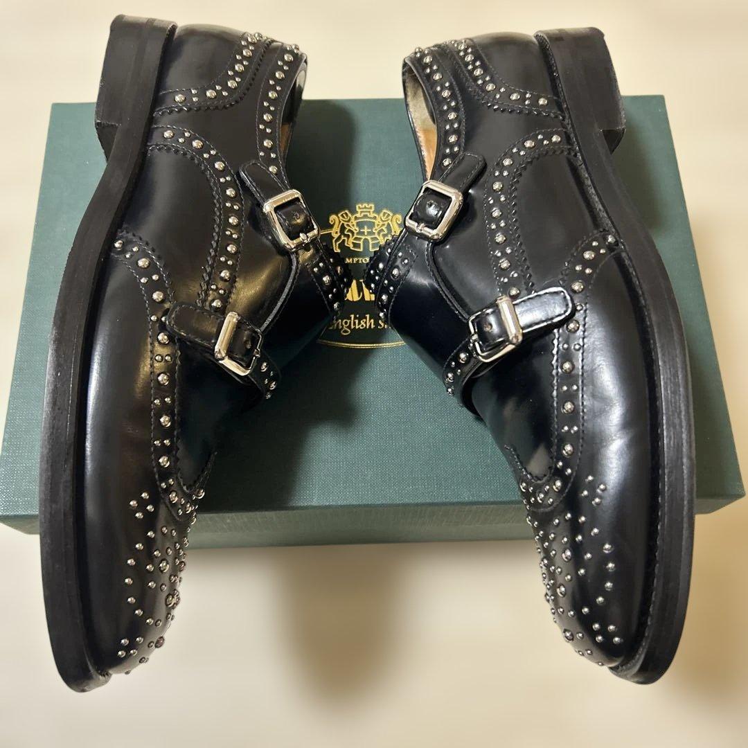 （美品）church's LANA met black 37
