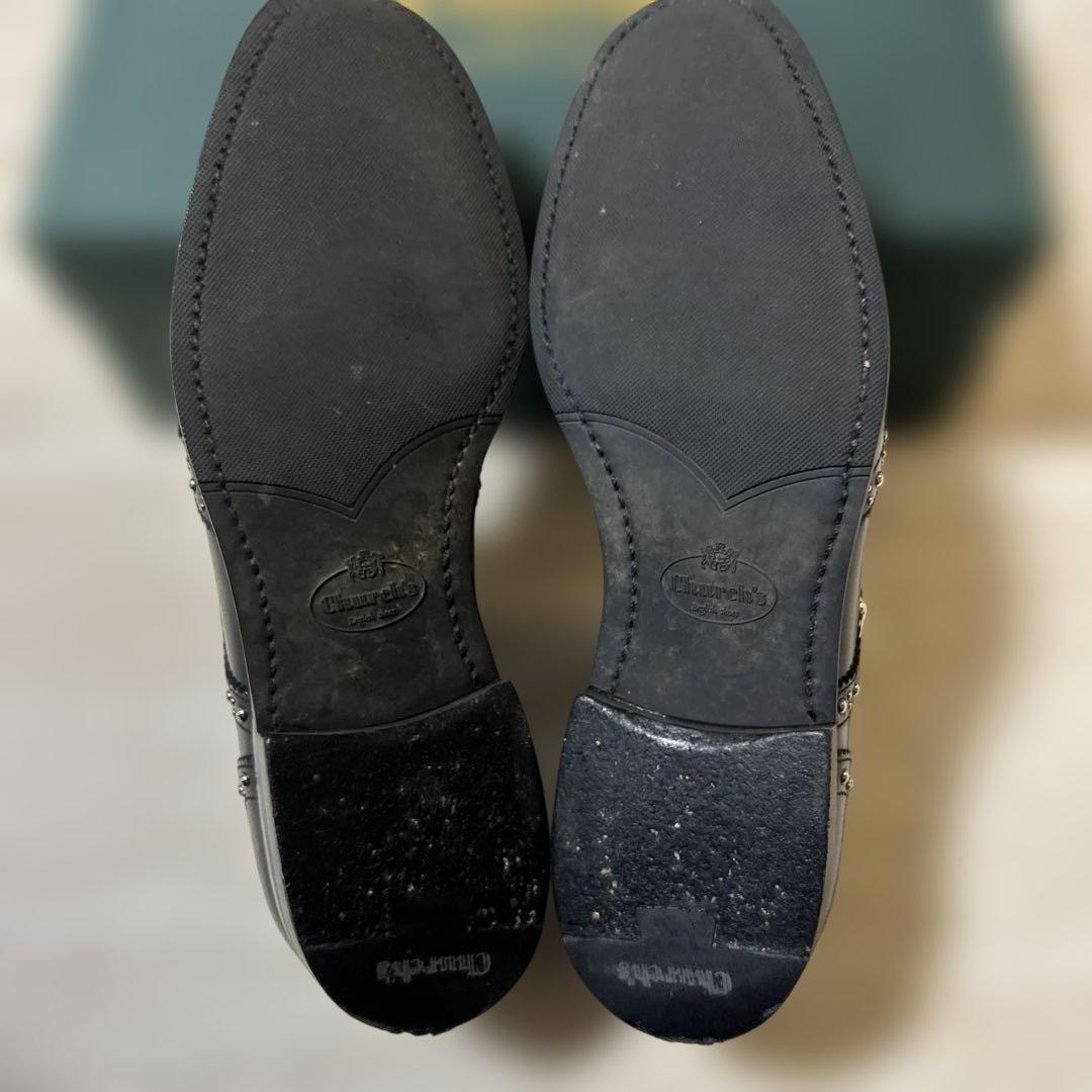 （美品）church's LANA met black 37