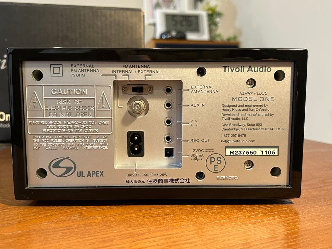 【美品】Tivoliチボリオーディオ•Model ONE•Bluetoothなし