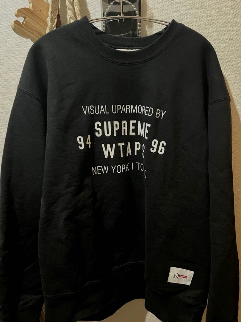 Supreme WTAPS Crewneck 21FW ブラック　Lサイズ