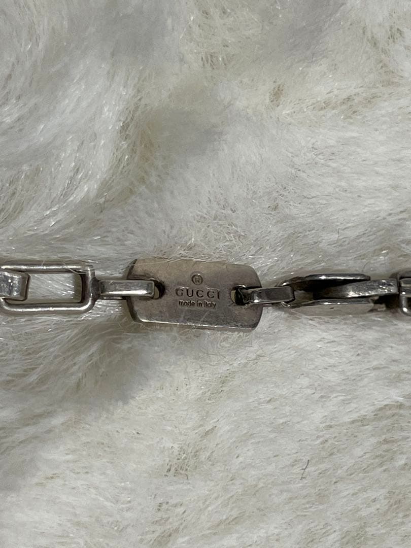 GUCCI グッチ　ベネチアンチェーン　シルバー　ネックレス