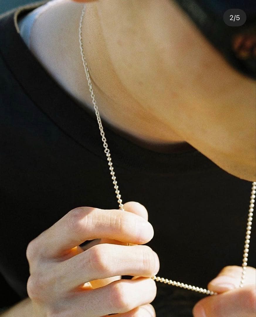 BALL NECK CHAIN THE UNION ネックレス thecolor