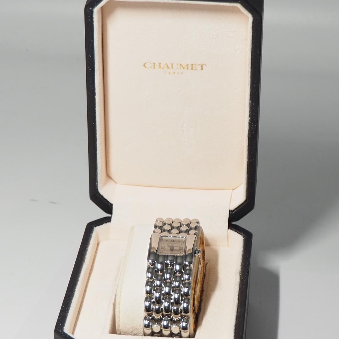 新同品 ショーメ CHAUMET ケイシス スクエア Lサイズ 腕時計 H572