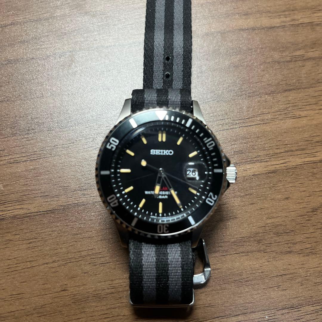 SEIKO メンズ 腕時計 ヴィンテージデザインソーラー SZEV014