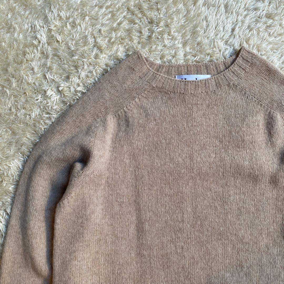 【美品】ハーレーオブスコットランド 44サイズ シャギードック ニット セーター