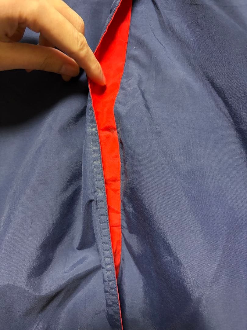 90s  車 企業 刺繍ロゴ バギーズ型 ナイロンジャケット ブルゾン