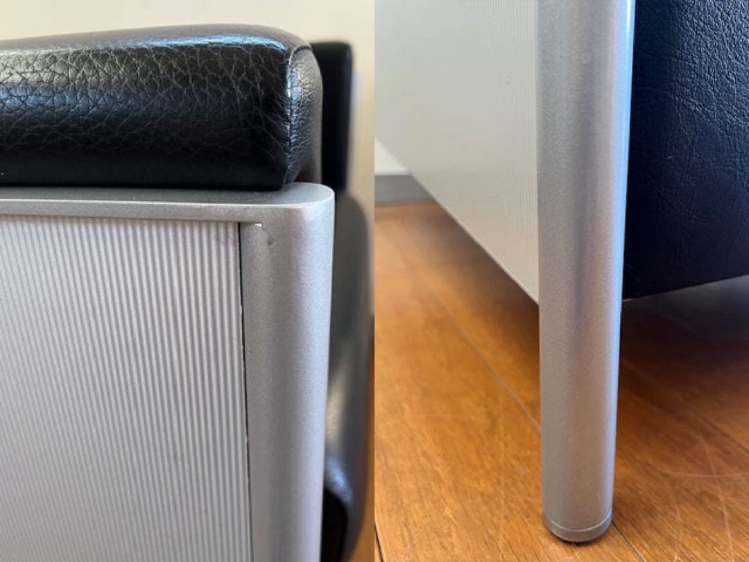 イトーキ　MEZZO ラウンジチェア　① 本革　21万　モダン　シングルソファ