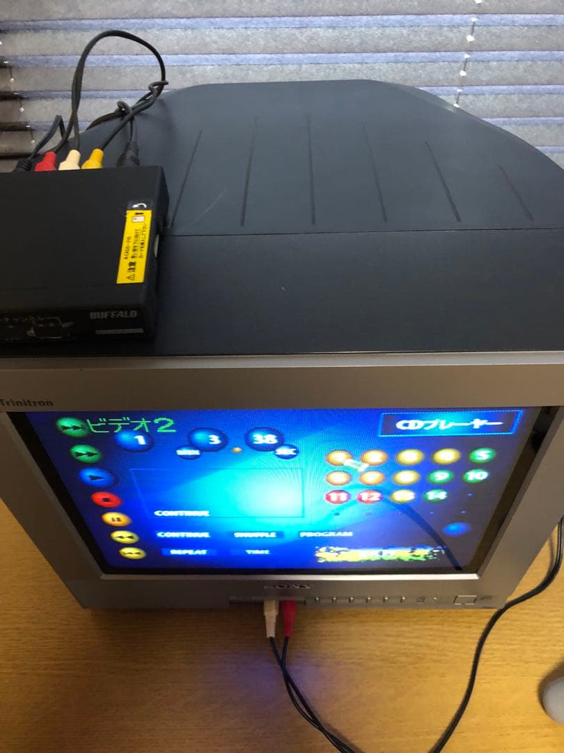 SONY ブラウン管TV トリニトロン 地デジチューナーとプレステ付2000年製