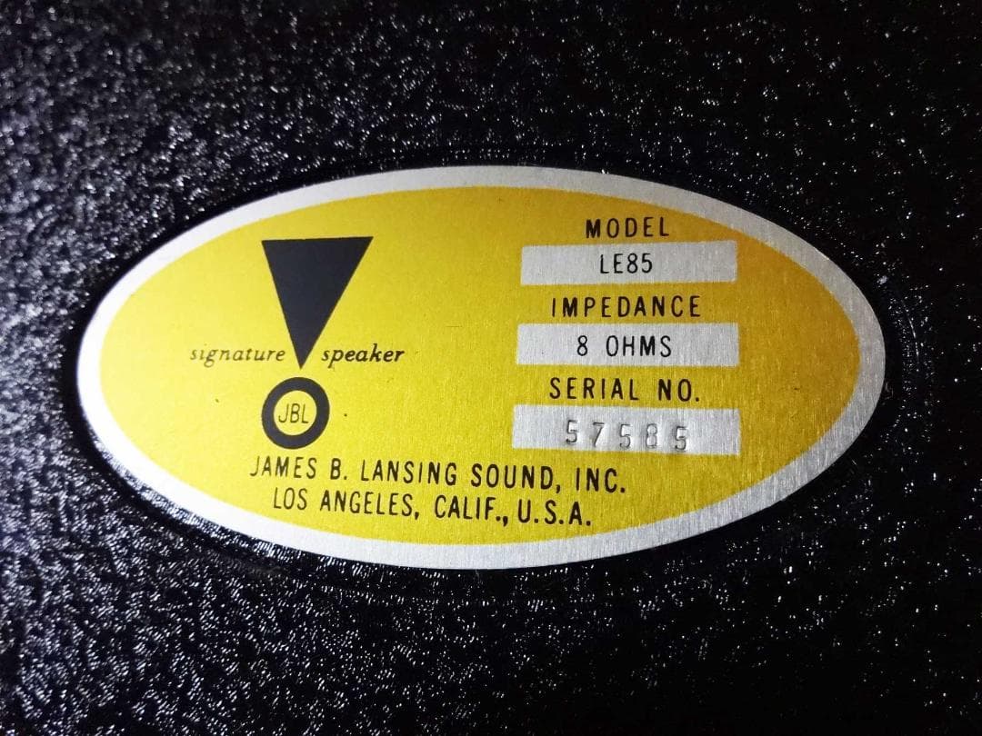 JBL LE85＋HL91 スピーカーユニット