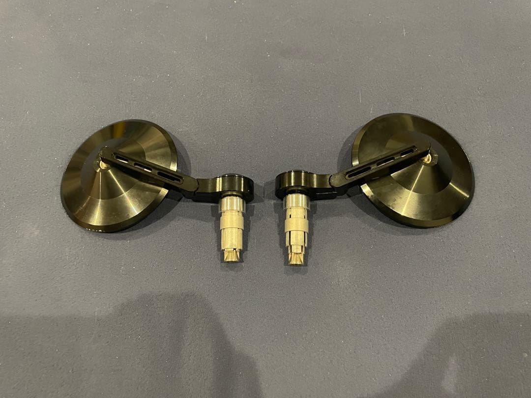 バーエンドミラー付HIGHSIDER ハイサイダー モンタナ2 ブラック 2個