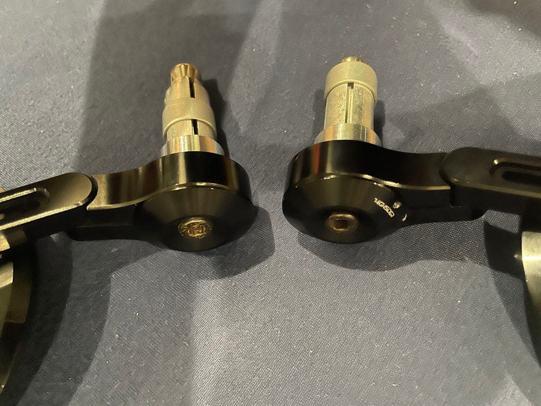 バーエンドミラー付HIGHSIDER ハイサイダー モンタナ2 ブラック 2個