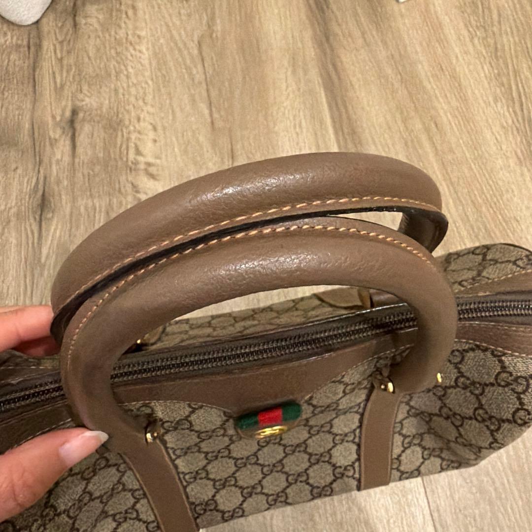 グッチ GUCCI シェリーライン オールドグッチ ミニボストン GGスプリーム