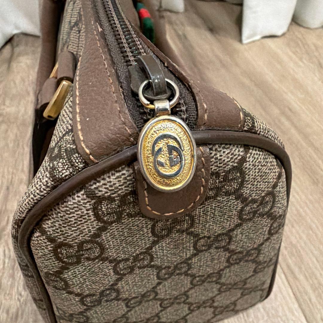 グッチ GUCCI シェリーライン オールドグッチ ミニボストン GGスプリーム