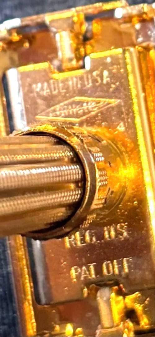 ジレット エグゼクティブ　ファットボーイ　ゴールド （調整式両刃カミソリ）