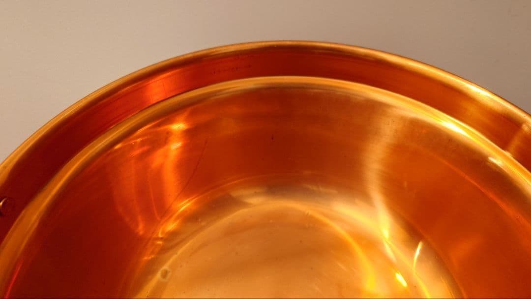 純銅製 銅鍋 山菜鍋 30型 送料込み