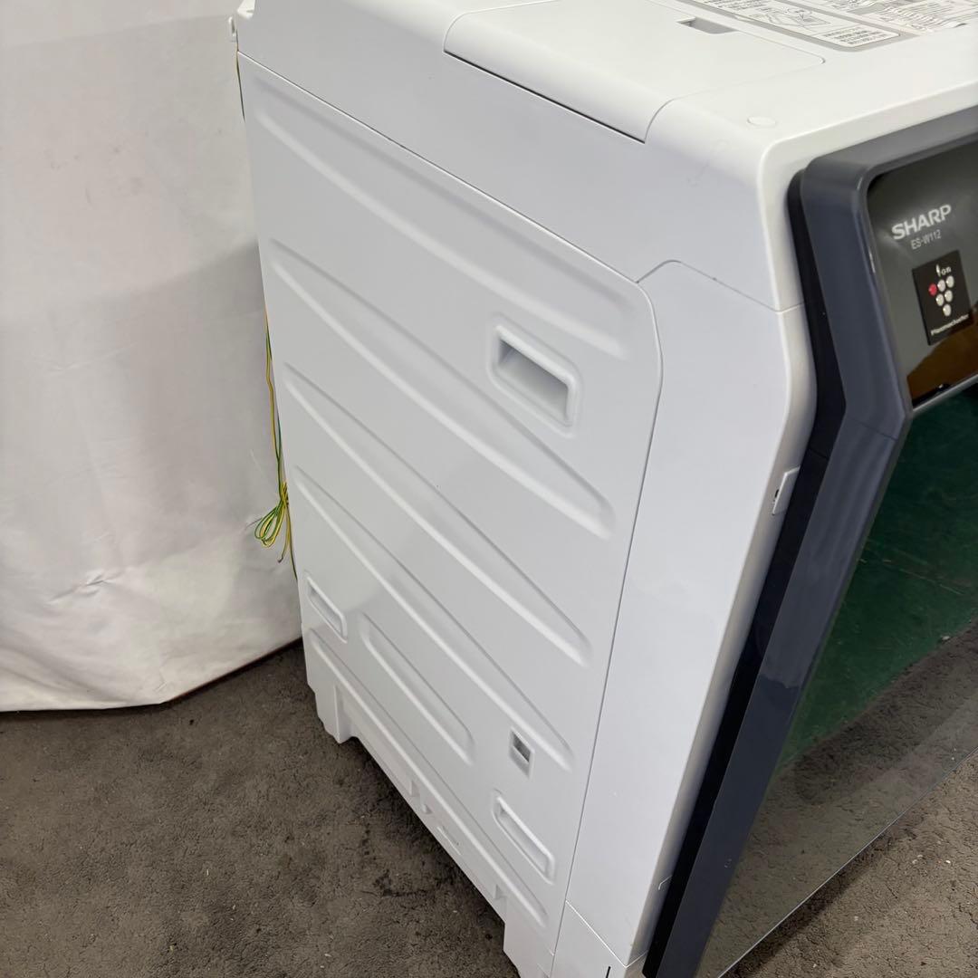 748　設置無料　ドラム式洗濯機　SHARP　11キロ　安い　左開　中古　綺麗