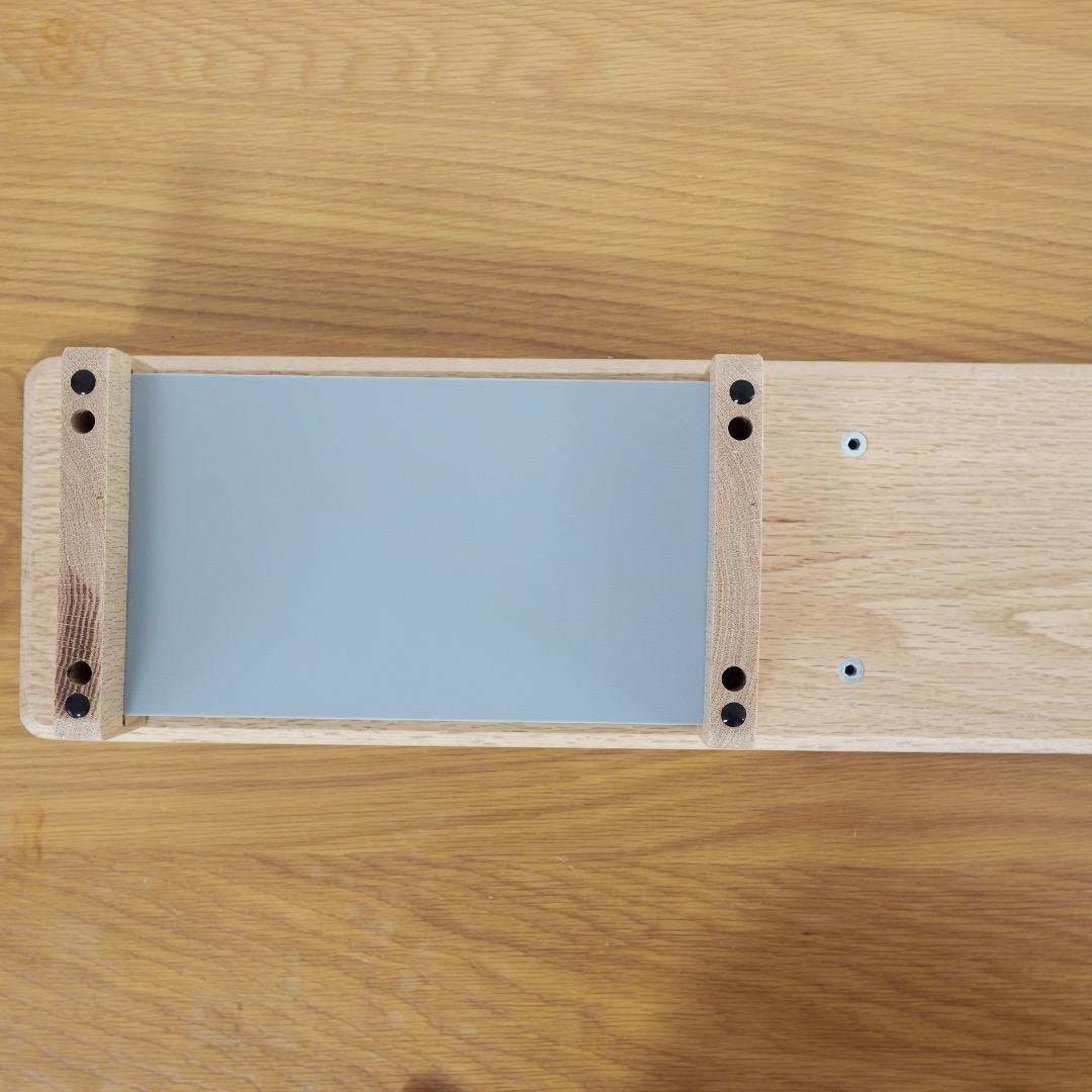 【オーク無垢材】デスクシェルフ(1000mm幅)〈奥行短タイプ〉