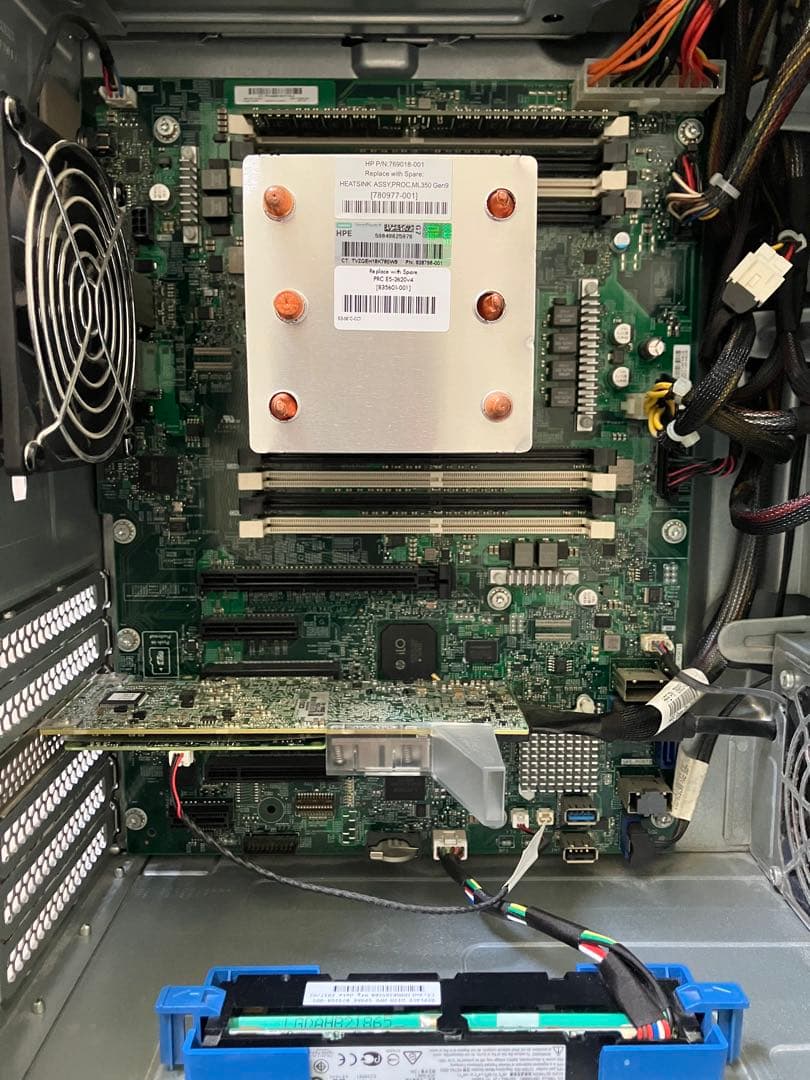 HP ProLiant ML110 Gen9 8コア メモリ32G HDD3T