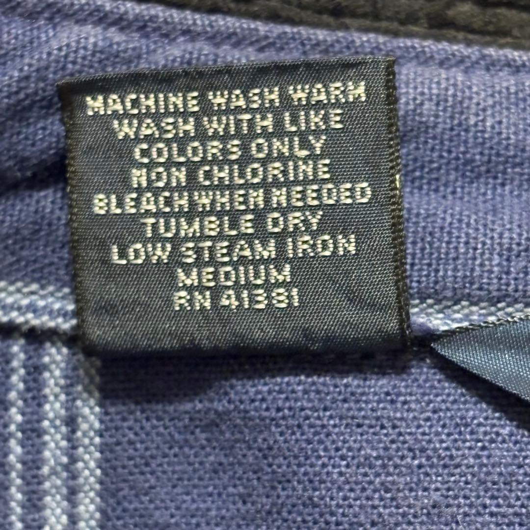 90's ポロラルフローレンUSA製デニムハンティングジャケット コーデュロイ襟