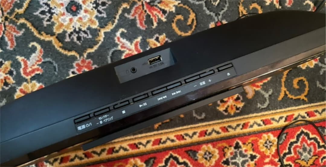 黒いオーディオプレーヤー・コンポ　sc-hc300 リモコン付き