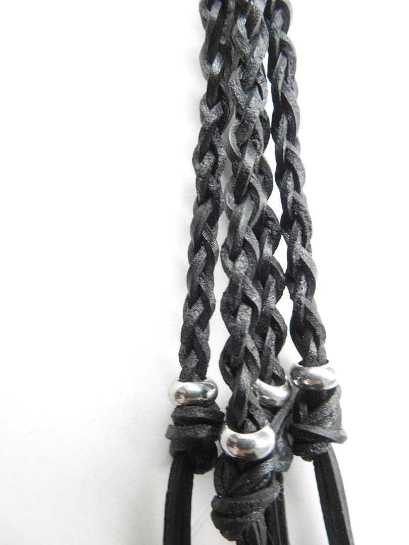 ⑥タッセルレザーフリンジしっぼキーホルダーキャリーヤマダ風