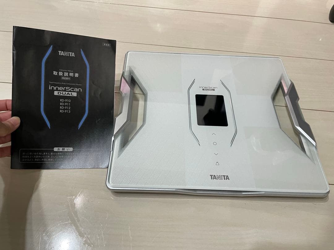 TANITA 体組成計 RD912 2024年製　ホワイト 取扱説明書付