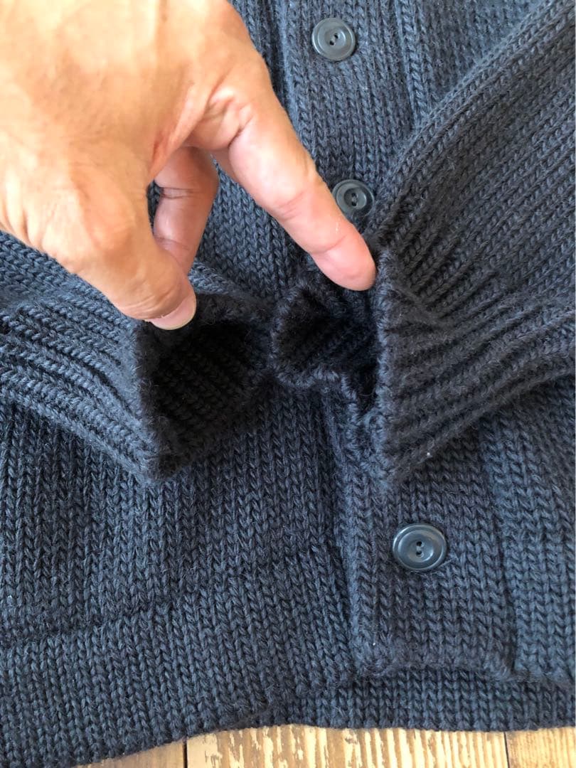 CORONA コロナ カウチンニット ガウン グレー L インバーアラン