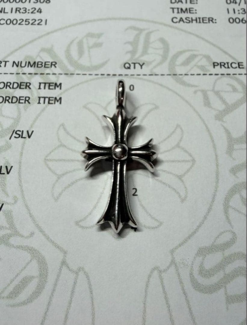 ま*ゃ様 クロムハーツ　タイニーファット　チャーム　ペンダント　天然パヴェ　イン