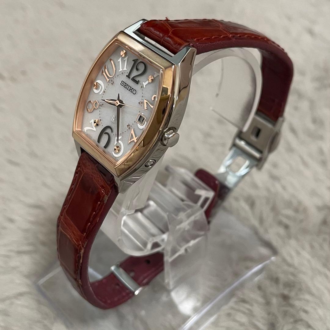 【電波ソーラー　美品】SEIKO　セイコー　レディース　1B22-0BC0