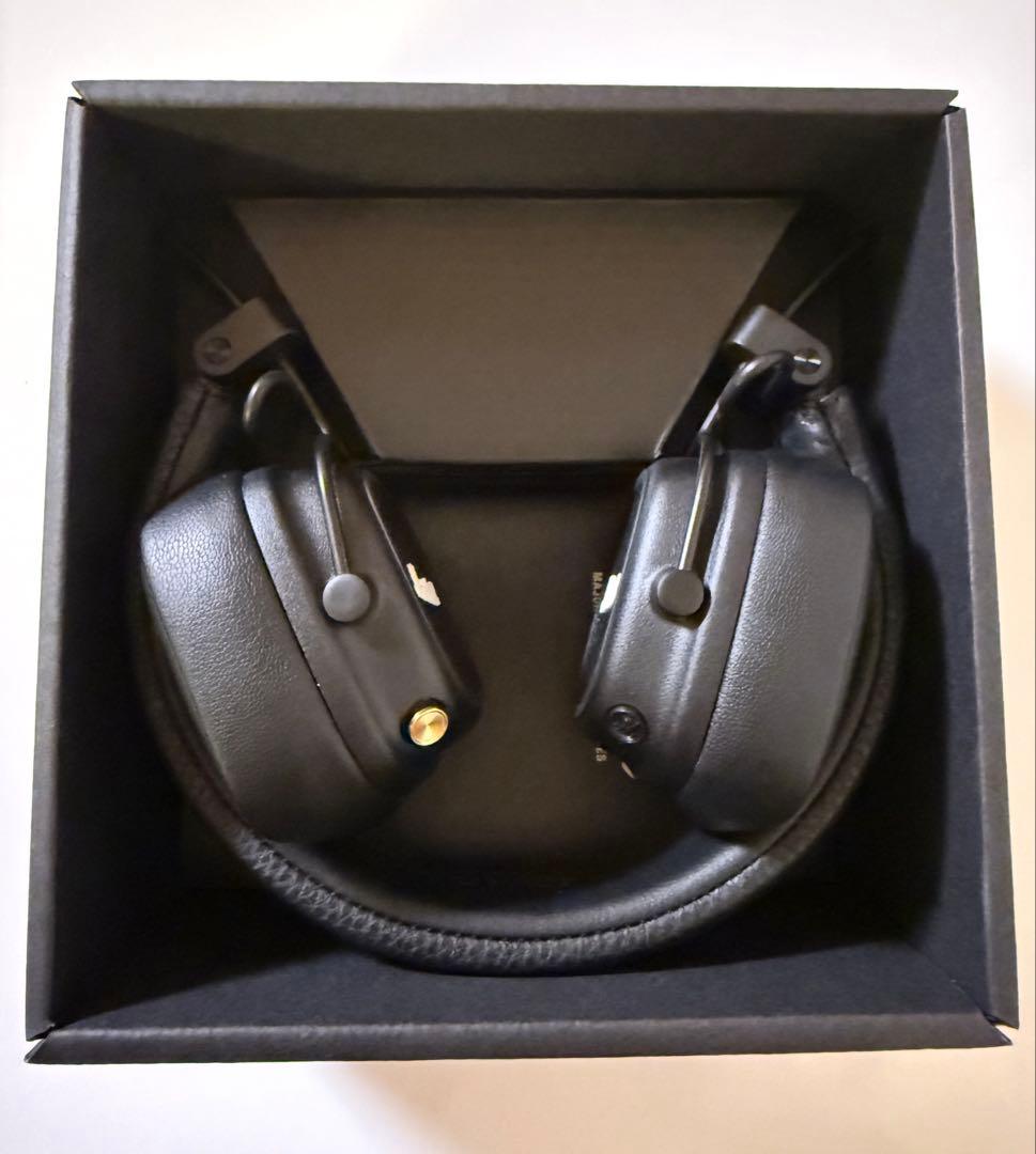 【美品】Marshall Major V ワイヤレスヘッドホン ブラック