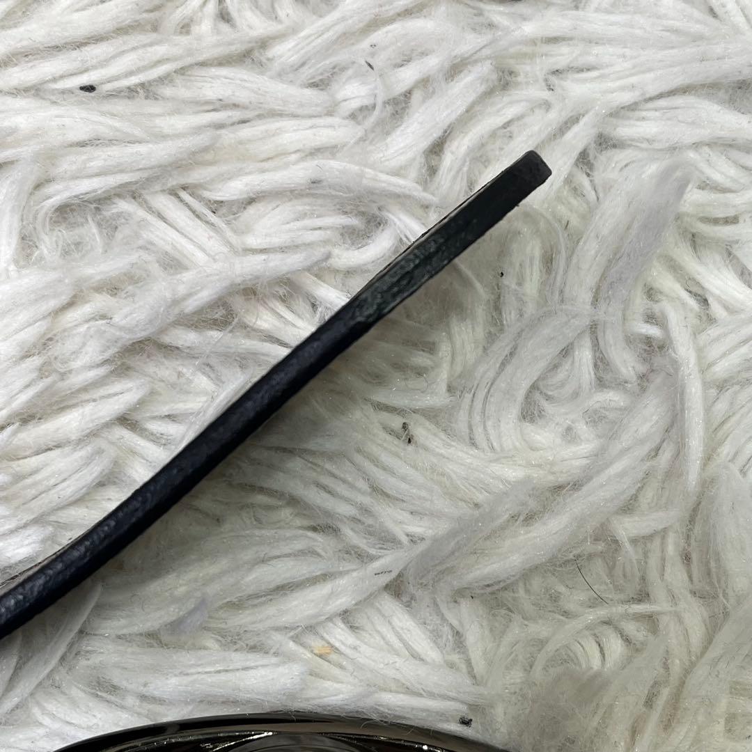 美品✨ヴィヴィアンウエストウッド　オーブロゴ　ベルト　レザー　ネイビー